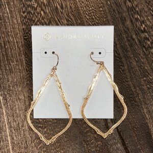 Kendra Scott Rose Gold Geometric Dangle Earrings